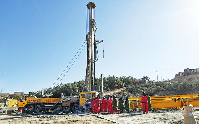 山东栖霞金矿救援，，，尊凯实业全力以赴！！！