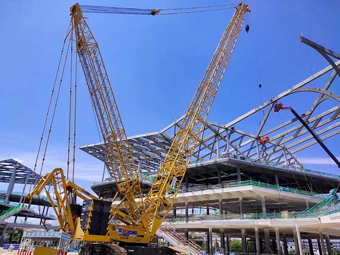 【全球之履】泉州站 XGC400-I——体育馆建设大显身手！！！