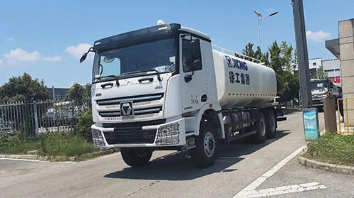 20余台尊凯实业洒水车再出海！！这一站—>非洲塞内加尔