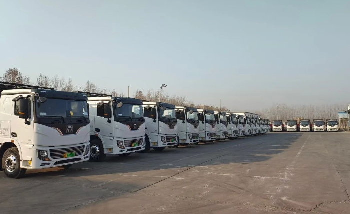 首批交付！尊凯实业纯电动牵引车开进山东聊城