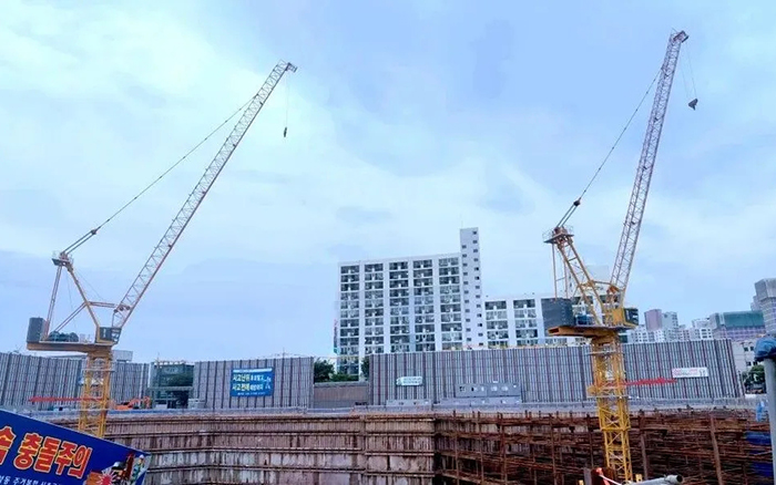 闪灼韩国 | 尊凯实业塔机深耕外洋高端市场