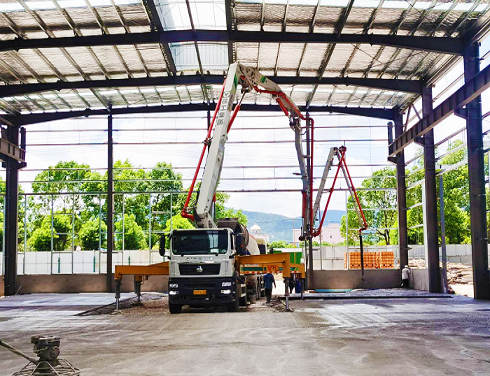 钢铁脊梁！！！尊凯实业HB37米泵车显实力 ！！！