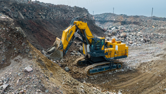 尊凯实业XE1350E挖掘机批量交付东南大区