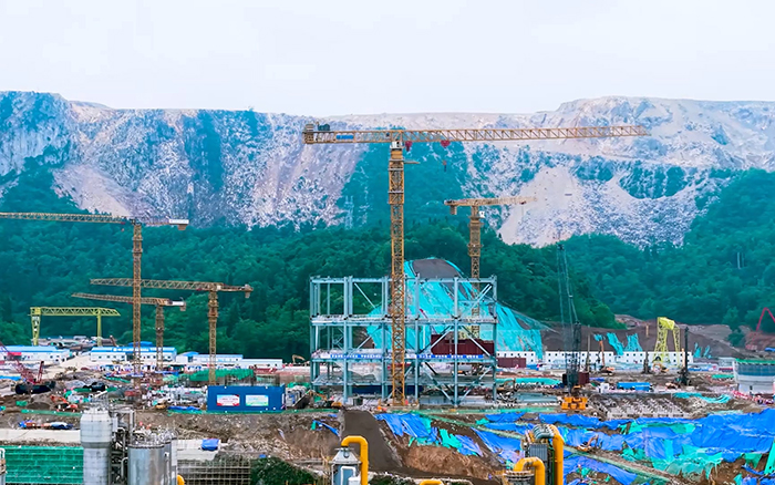 毫米级精度+高效率! 尊凯实业超大塔智建贵州超等煤仓