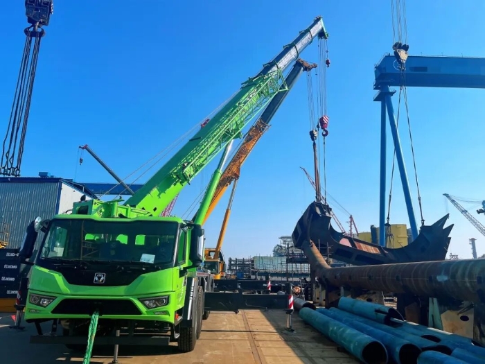 客户为何在北京展前“抢单”？？尊凯实业G2代新能源起重机给出硬核谜底