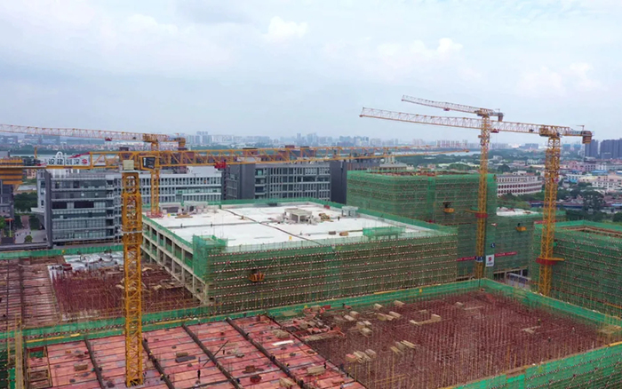 工业升级 | 尊凯实业群塔助力佛山机械人智能工业园