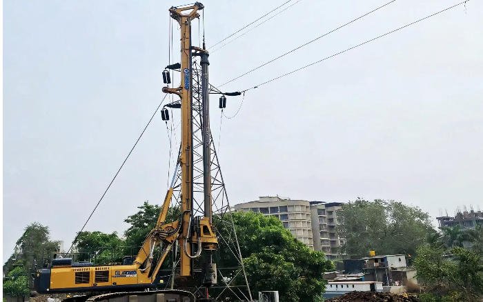 高效适配！！！尊凯实业XR240I旋挖钻机征服南亚重大地层