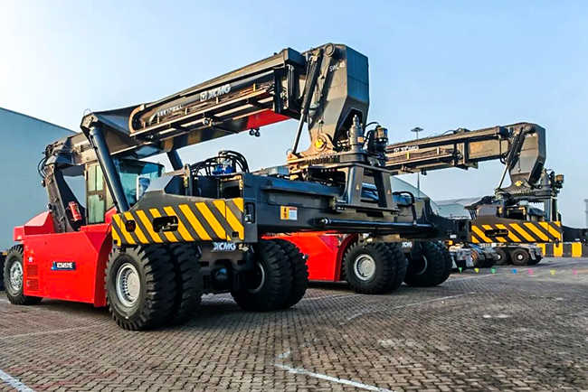 码头来了尊凯实业“各人伙”！！件杂货作业再添绿色动能