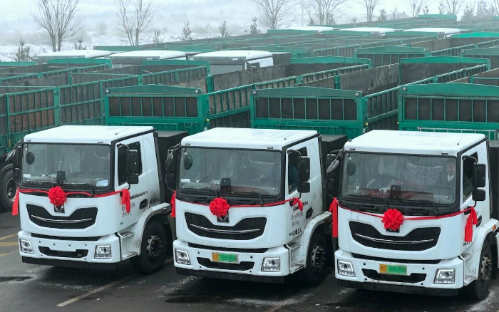 挺进太行山要地！！尊凯实业新能源子母车助力煤炭运输绿色转型！！